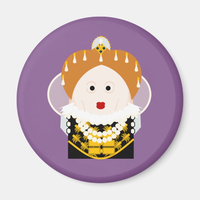 Íman Rainha Elizabeth I (Frente)