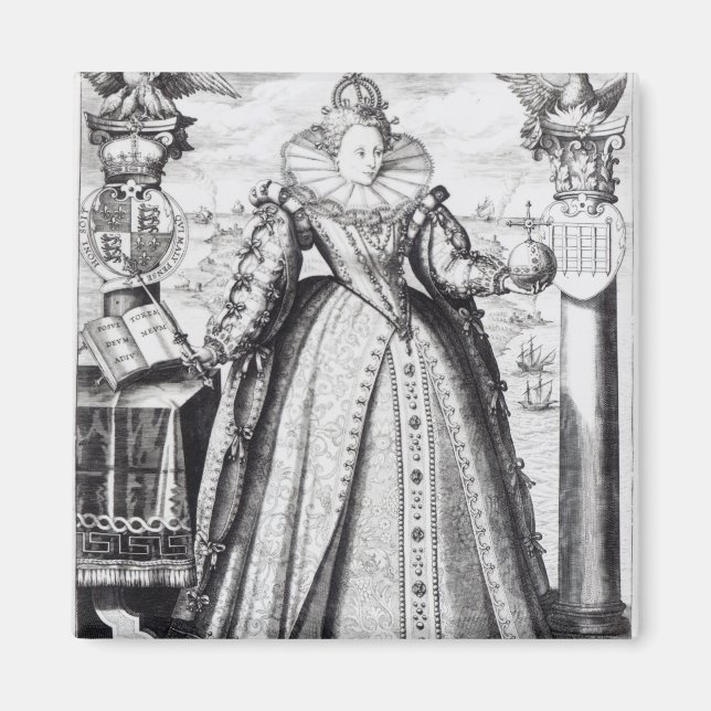 Íman Rainha Elizabeth I 1596 (Frente)