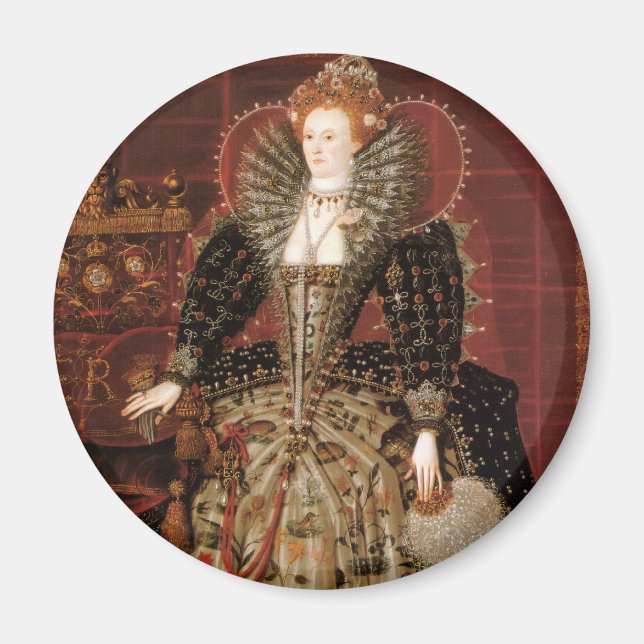 Íman Rainha Elizabeth I da Inglaterra (Frente)