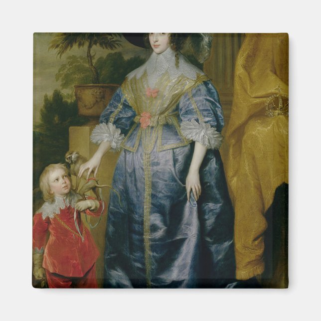Íman Rainha Henrietta Maria e sua anã (Frente)
