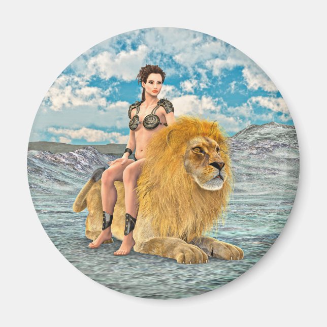 Íman Rainha Leoa Fantasia (Frente)