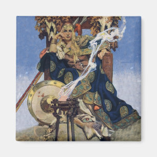 Íman Rainha Maeve Warrior Woman Princess