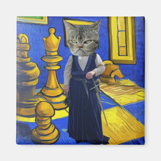 Íman Rainha Meowgause (Frente)
