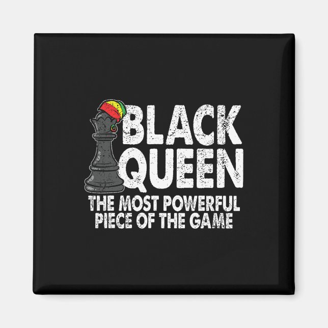 Íman Rainha Negra A Peça Mais Poderosa História Negra  (Frente)