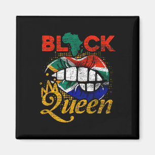 Íman Rainha Negra Presente de História Negra Mulheres M