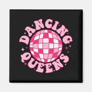 Íman Rainha Retro Bridesmaids dança 70 Disco Bachelo
