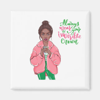 Íman Rainha Rosa e Verde