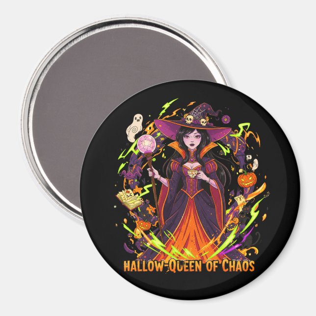 Íman Rainha Sagrada do Caos – Halloween (Front/Back)
