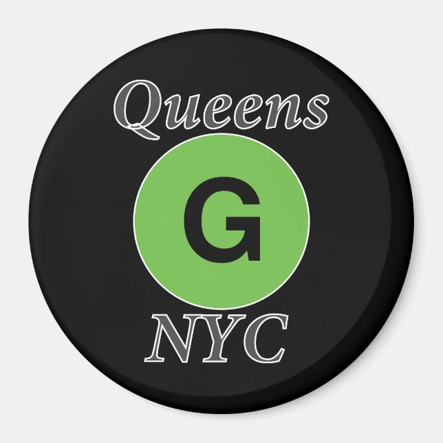 Íman Rainha Trem G NYC (Frente)