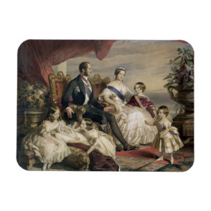 Íman Rainha Victoria (1819-1901) e príncipe Albert