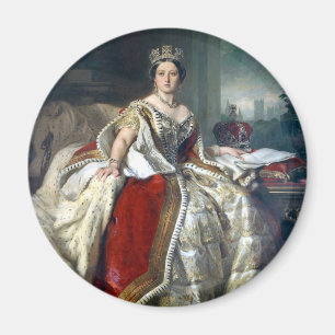 Íman Rainha Victoria do retrato de Franz Winterhalter