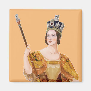 Íman Rainha Vitória - ilustrações históricas