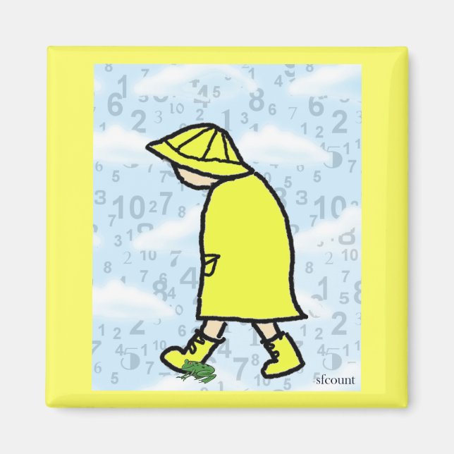 Íman Rainy Day Boy Magnet (Frente)