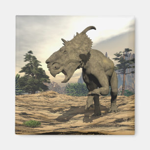Íman Raios Pachyrhinosaurus dinossauro - renderização