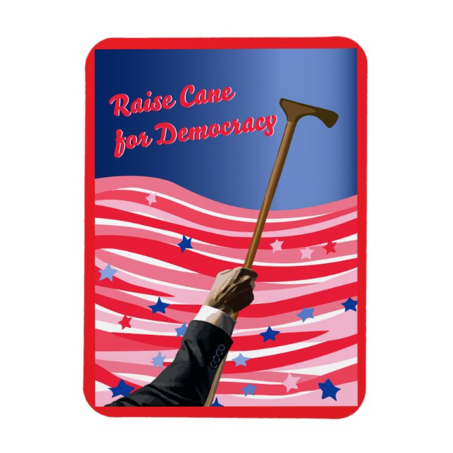 Íman Raise Cane Democracy Magnet (Vertical)