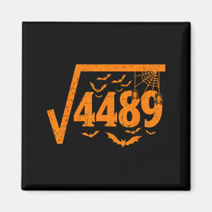 Íman Raiz Quadrada 4489 Meme Divertido de Halloween 67 