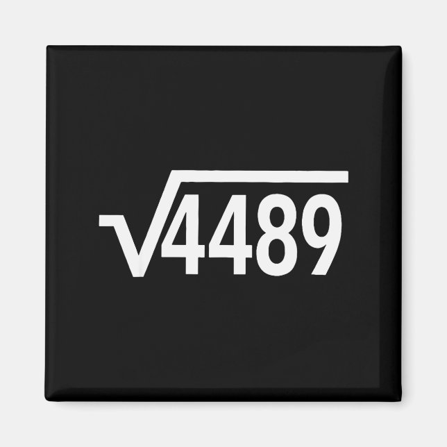 Íman Raiz Quadrada 4489 Professor de Matemática Diverti (Frente)