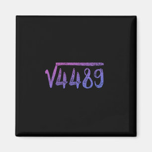 Íman Raiz Quadrada 4489 Professor de Matemática Seis Se