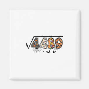 Íman Raiz Quadrada De 4489 Funny Halloween 67 Meme Math