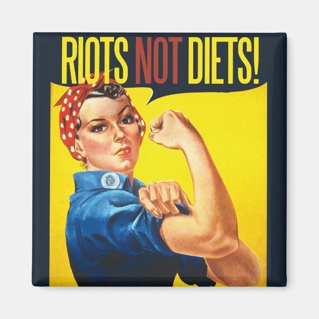 Íman Raízes não Dietas - feminismo vintal (Frente)