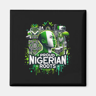 Íman Raízes nigerianas orgulhosas História negra Mês af