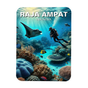Íman Raja Ampat Indonesia Scuba Diver