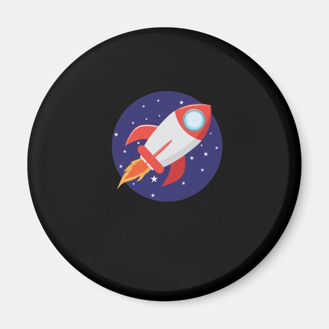 Íman Rakete mit Sternen (Frente)