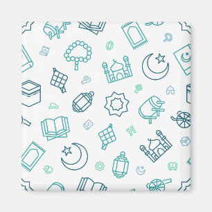 Íman Ramadan Doodles Magnet