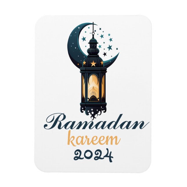 Íman Ramadan Kareem Mubarak Lantern ramadan 2024 (Vertical)
