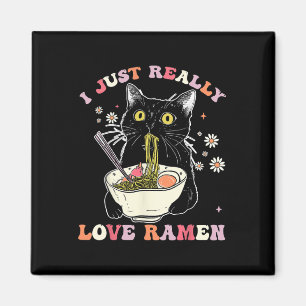 Íman Ramen Cat Anime Kawaii Clothes Otaku Clothing Mang