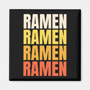 Íman Ramen design de texto