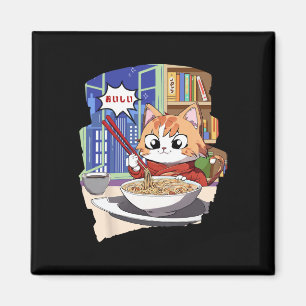 Íman Ramen Kawaii Cat Anime