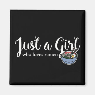 Íman Ramen Love So a Girl Noodles Magnet