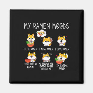Íman Ramen Shiba Inu Cachorro Passa Noodles Japoneses P
