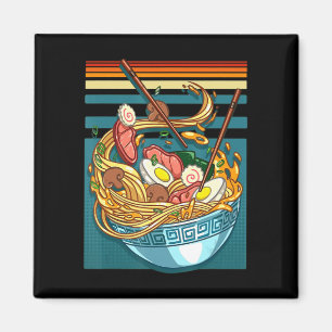 Íman Ramen Style Vintage Anime Comida Japonês Dons Girl