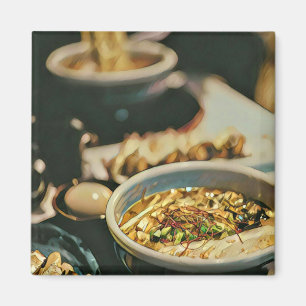 Íman Ramen trabalho de arte