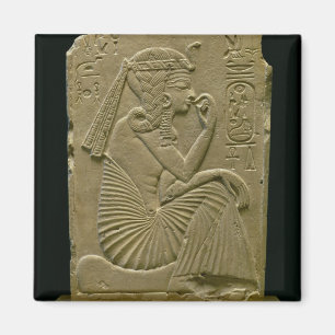 Íman Ramesses II (1279-1213 BC) como uma criança, rein