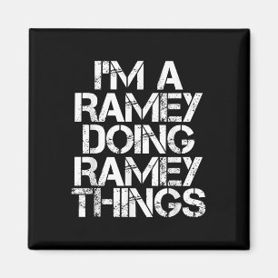 Íman Ramey Funny Surname Family Tree Birthday Reunião G