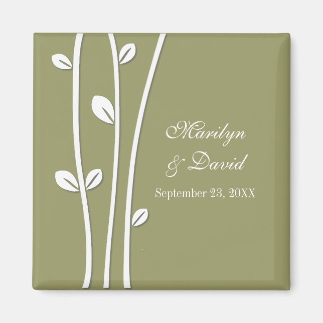 Íman Ramificações brancas salgadas (Frente)