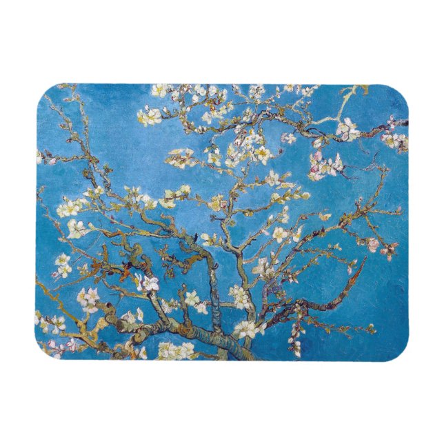 Íman Ramificações com pintura de Almond Blossom Van Gog (Horizontal)