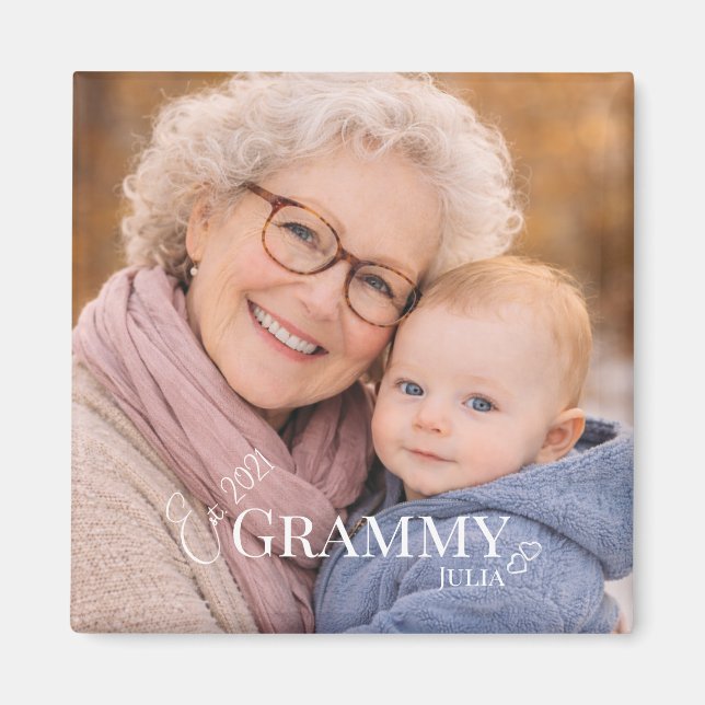 Íman rammy photo Established Year Hearts (Frente)