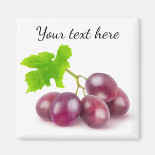 Íman Ramo de uvas vermelhas
