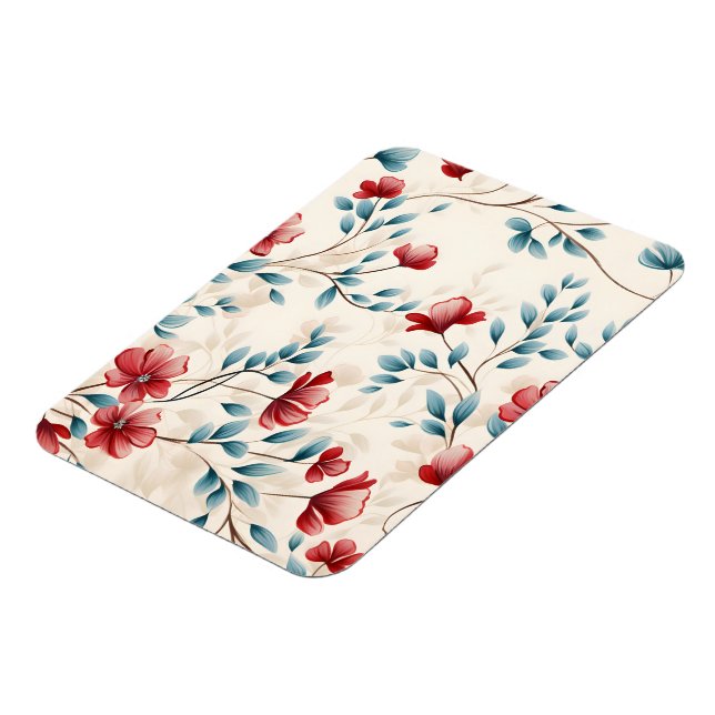 Íman Ramo Floral Botânico Elegante (Left Side)