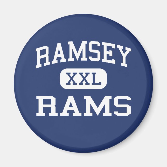 Íman Ramsey - Rams - Segundo grau - Ramsey New Jersey (Frente)