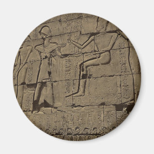 Íman Ramusseum. Egipto cerca de 1867
