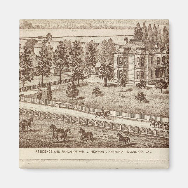 Íman Ranches, Hanford, Cal (Frente)