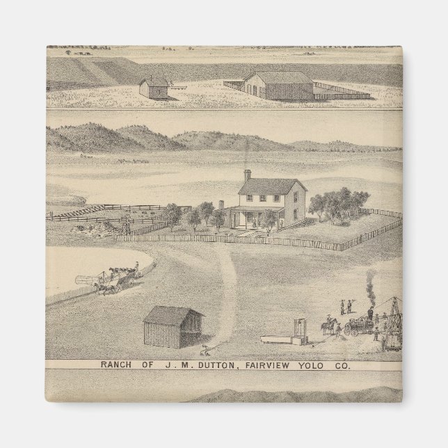 Íman rancho Winters Dutton (Frente)