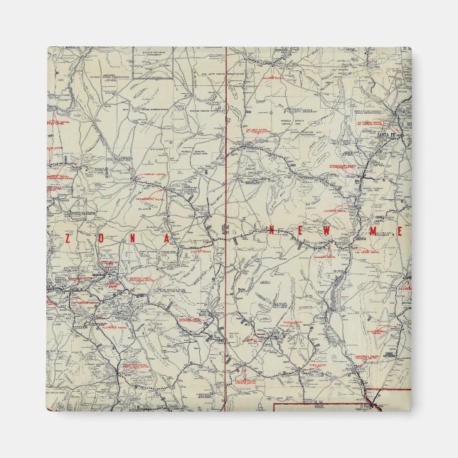 Íman Rand McNally - Trilhos Automáticos 1925 (Frente)