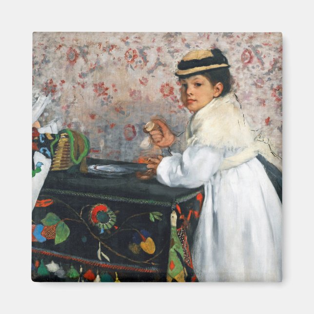 Íman Rapariga com chapéu, Edgar Degas (Frente)