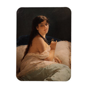 Íman Rapariga com Medalhão (por Gerolamo Induno)